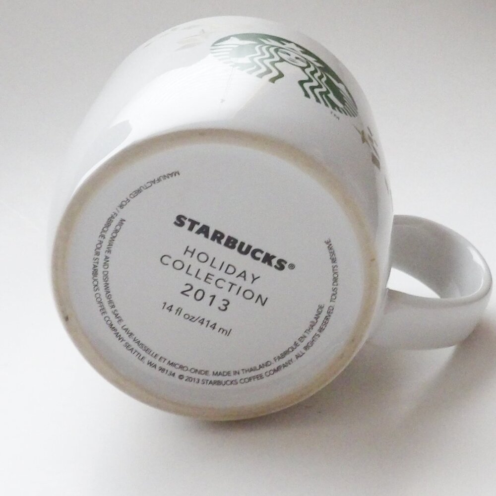 Starbucks 2013 Holiday Collection Shared Moments 14 oz Coffee Mug Cup - Picture 7 of 7